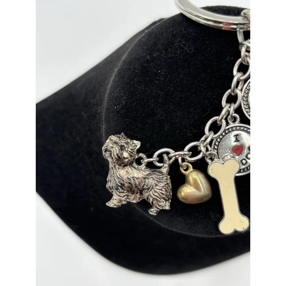 Dog Lover Charm‎ Keychain Shih Tzu Lhasa Apso Best In Show I Love My Dog